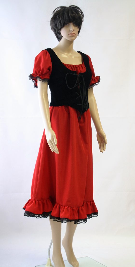 Moulin rouge jurk met vestje